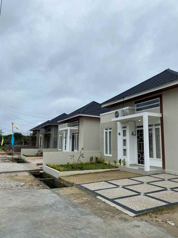 rumah cluster type 45 di jalan tengku bey pekanbaru