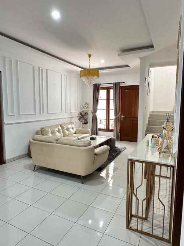 rumah depok cimanggis harjamukti cakep semi furnished