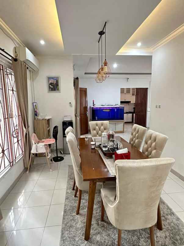 rumah depok cimanggis harjamukti cakep semi furnished