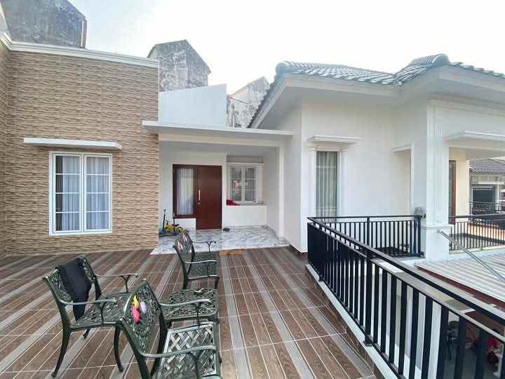 rumah depok cimanggis harjamukti cakep semi furnished