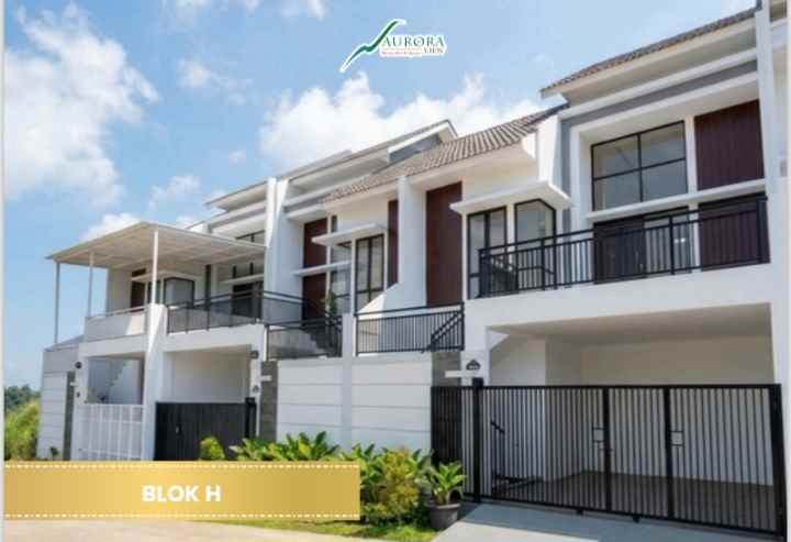 rumah full furnish view gunung salak