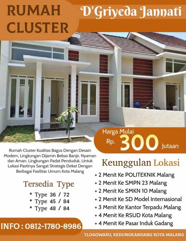 rumah jl sekar putih tlogowaru