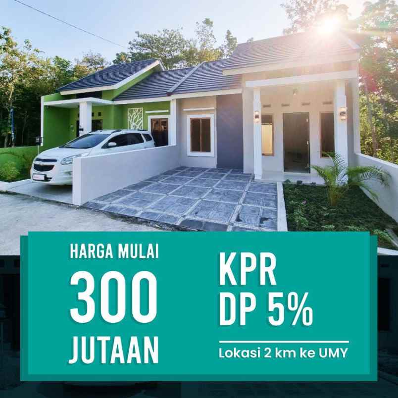 rumah jogja 300 jutaan dekat kampus umy ringroad