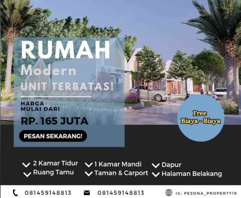 rumah kawasan wisata trawas dekat ngoro industri