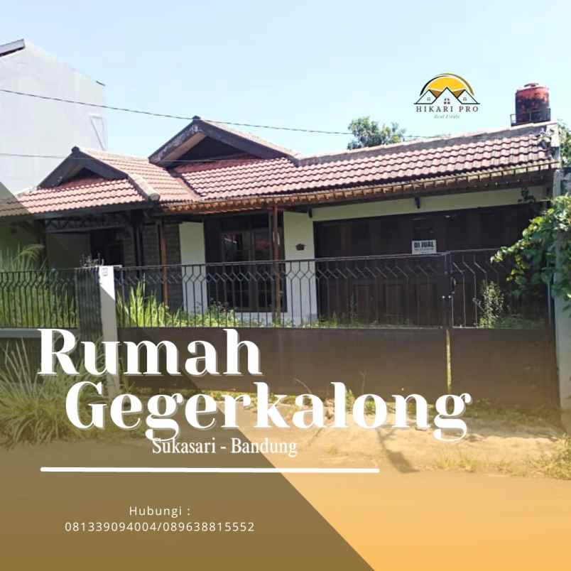 rumah komplek sarikaso sarijadi nego sampai jadi