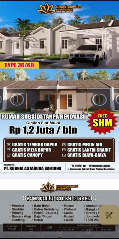 rumah kpr subsidi siap hun