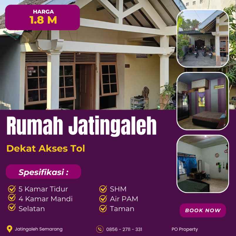 rumah luas dan nyaman jatingaleh semarang