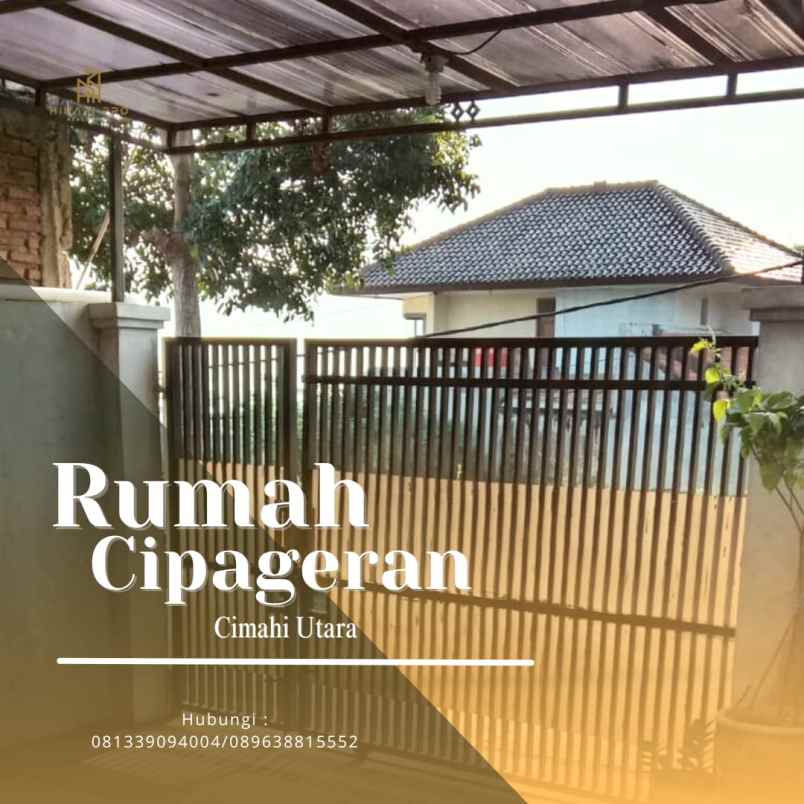 rumah luas murah villa cipageran cimahi