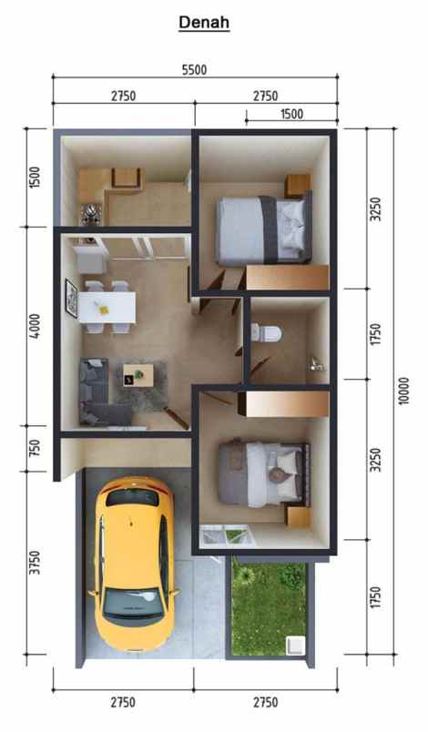 rumah minimalis 10 juta all in dekat tol jatiasih