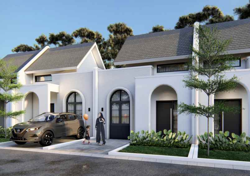 rumah mojosari murah 300 jutaan konsep mediterania