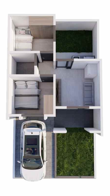 rumah mojosari murah 300 jutaan konsep mediterania