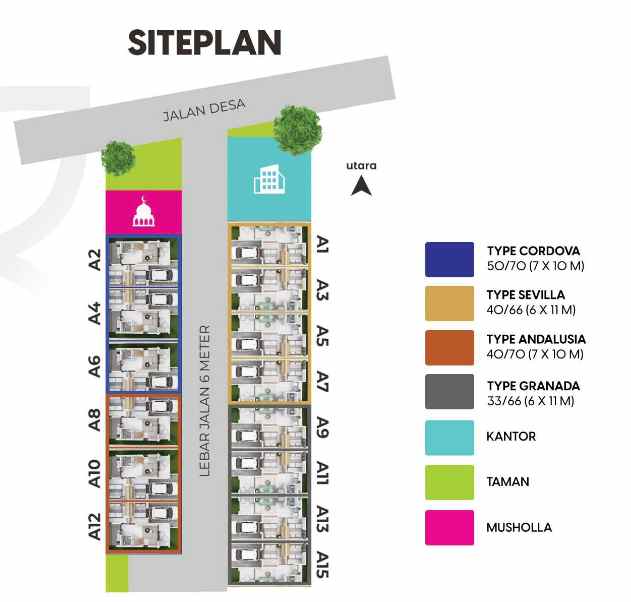 rumah mojosari murah 300 jutaan konsep mediterania