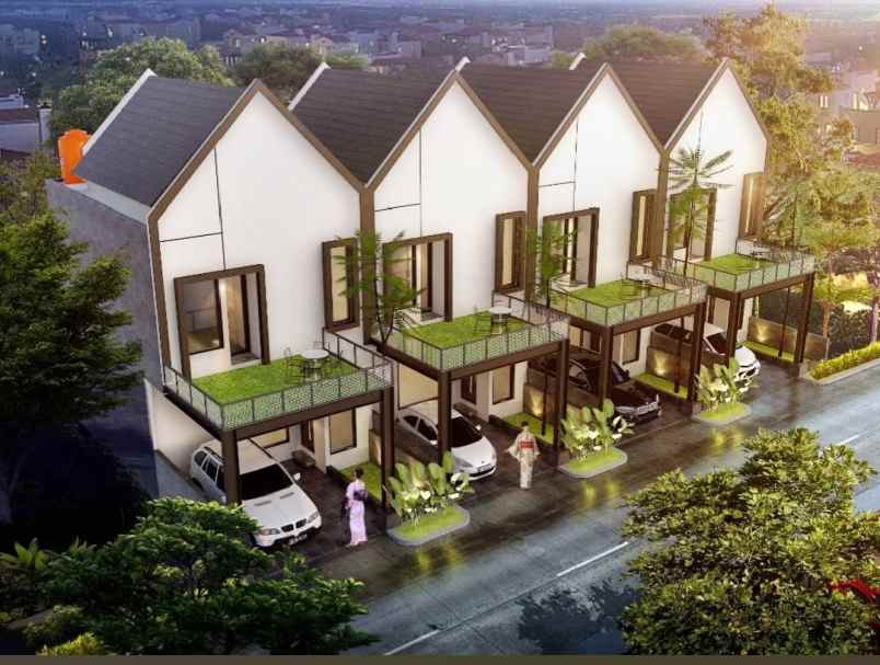 rumah murah gaya jepang modern di limo depok