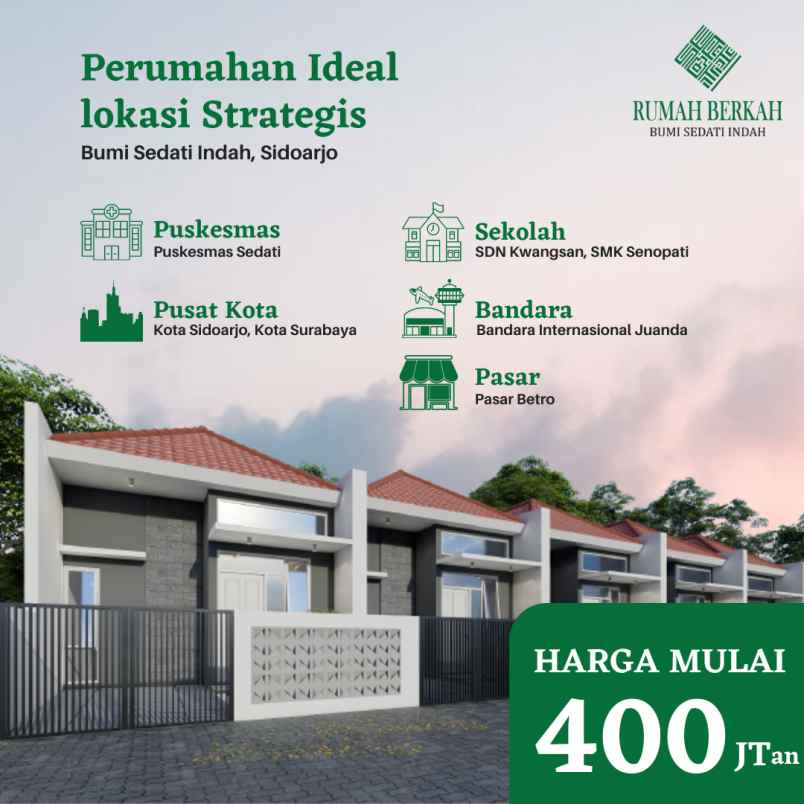 rumah murah sidoarjo rumah baru sidoarjo