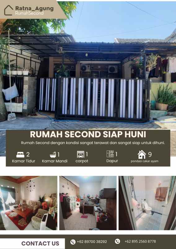 rumah second siap huni di pudakpayung