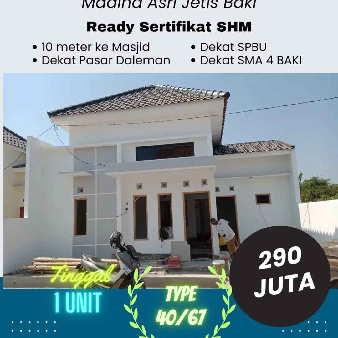 rumah siap huni di jetis baki