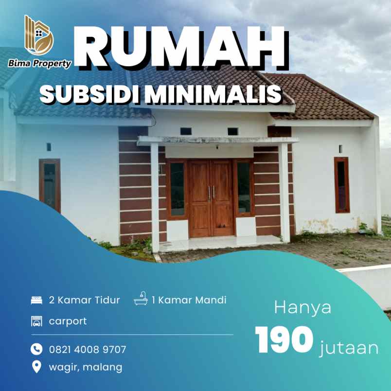 rumah subsidi murah keren malang