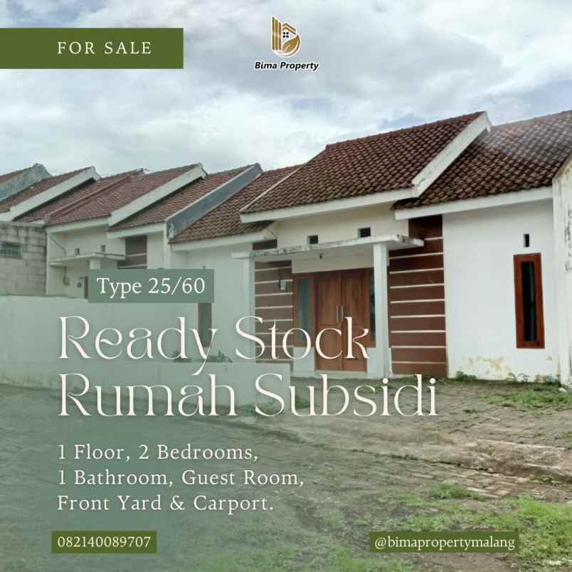 rumah subsidi simpel termurah di wagir malang