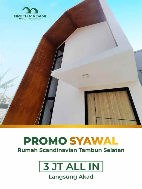 rumah syariah dp ringan di tambun selatan