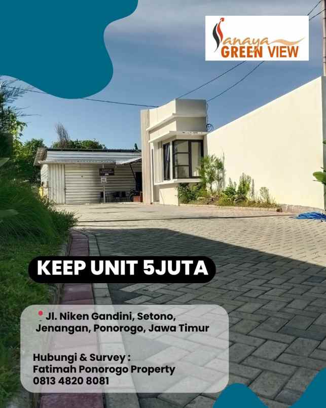 rumah syariah minimalis di ponorogo