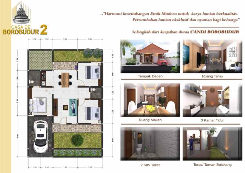 rumah termurah di kawasannya borobudur magelang