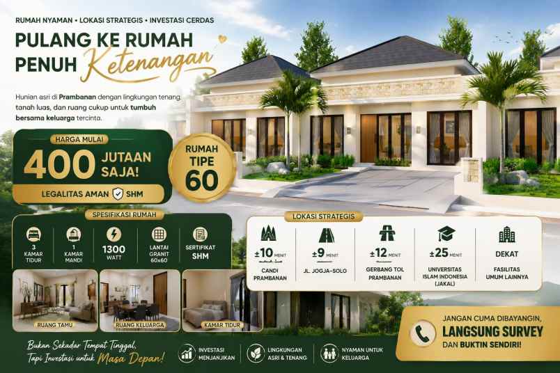saatnya punya rumah yang benar benar milikmu