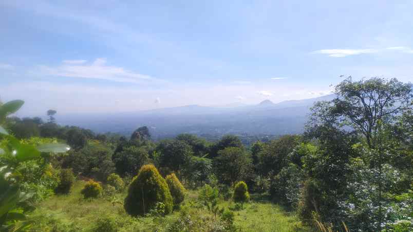 tanah best view gunung salak di cijeruk bogor