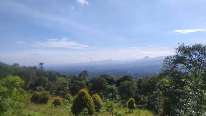 tanah best view gunung salak di cijeruk bogor