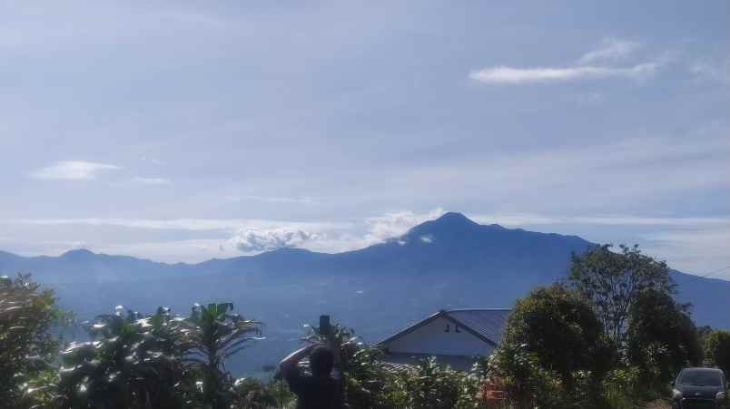 tanah best view gunung salak di cijeruk bogor