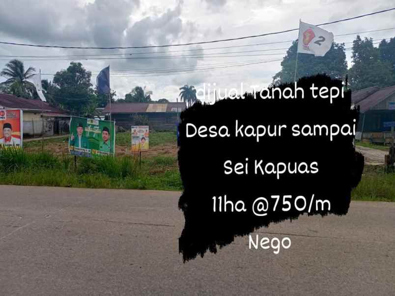 tanah desa kapur sampai sungai