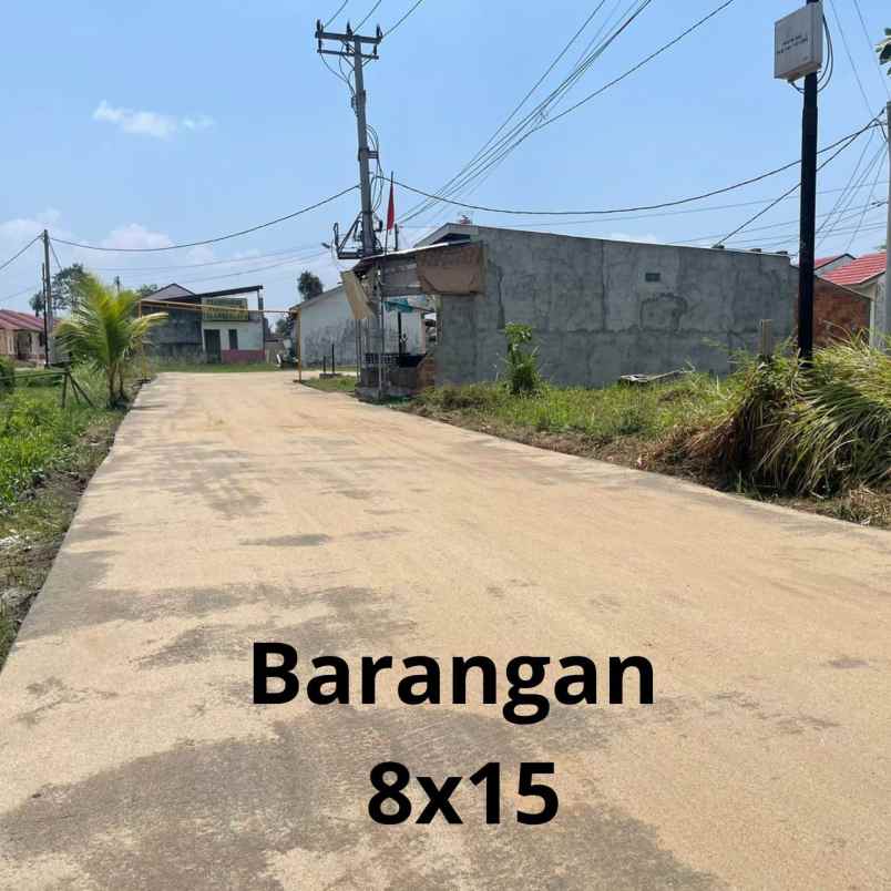 tanah dijual kota barangan