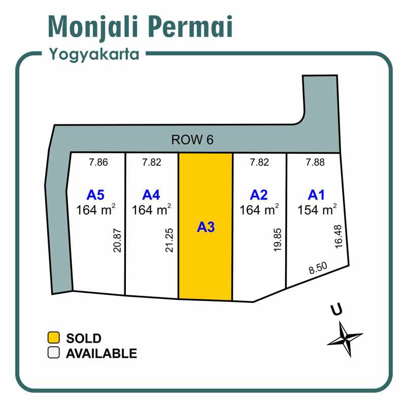 tanah dijual monjali dekat jcm