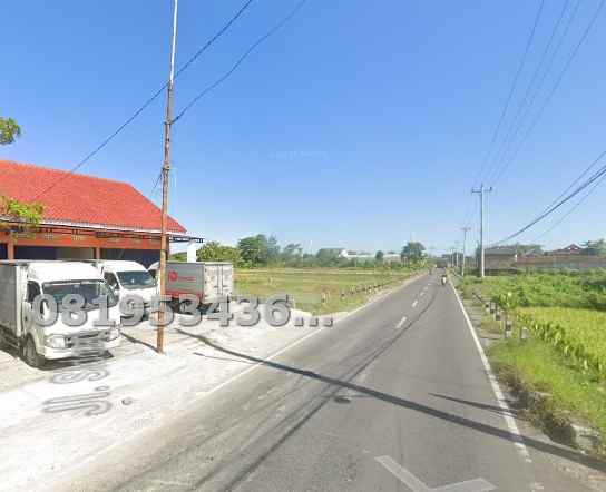 tanah godean tepi jalan sidokarto dijual murah