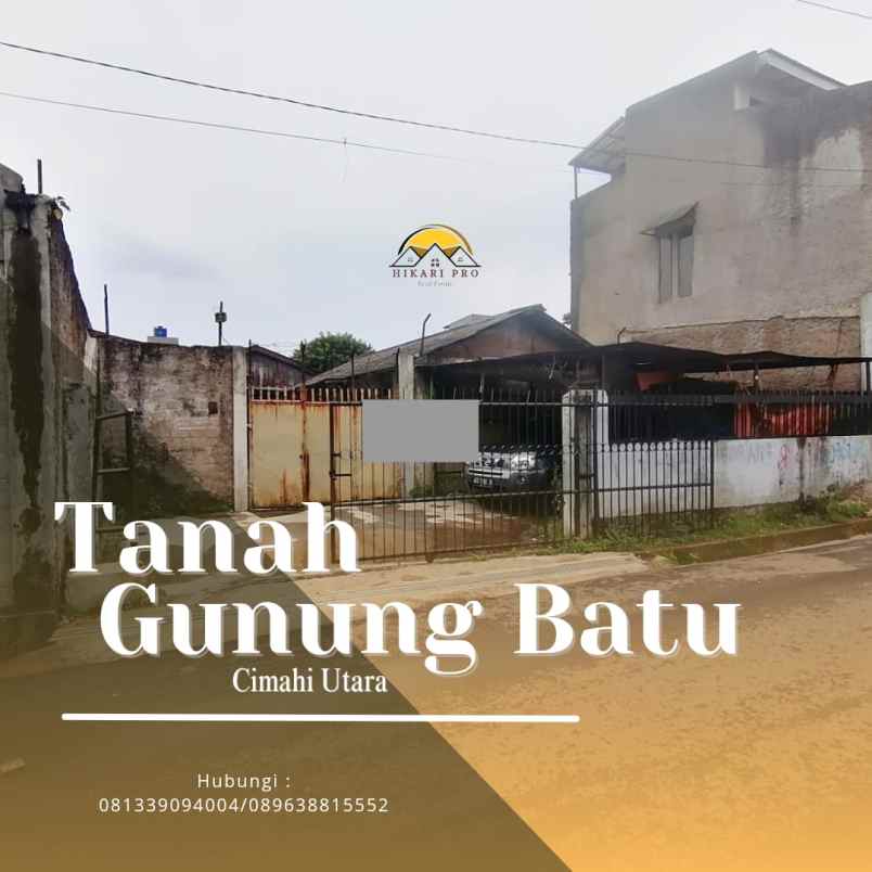 tanah gunung batu cimahi murah