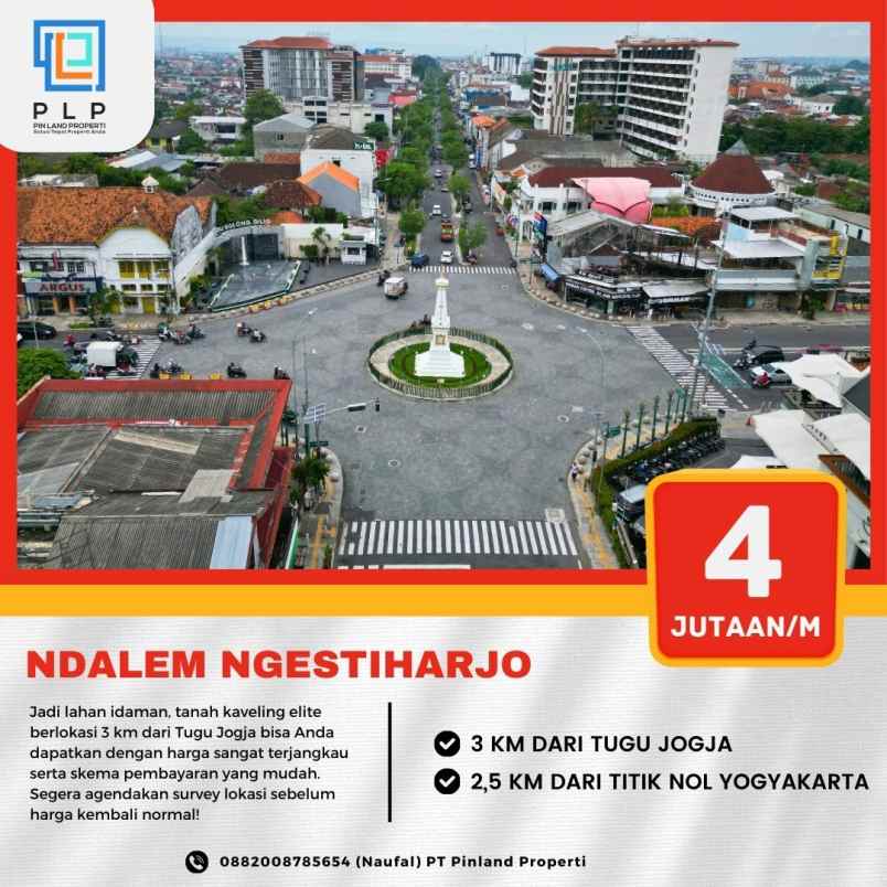 tanah kavling 4 jutaan dekat tugu yogyakarta