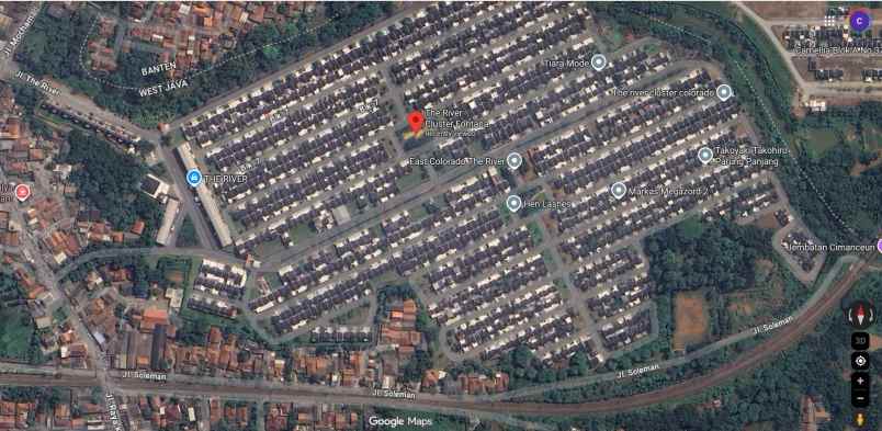 tanah kavling the river di parung panjang