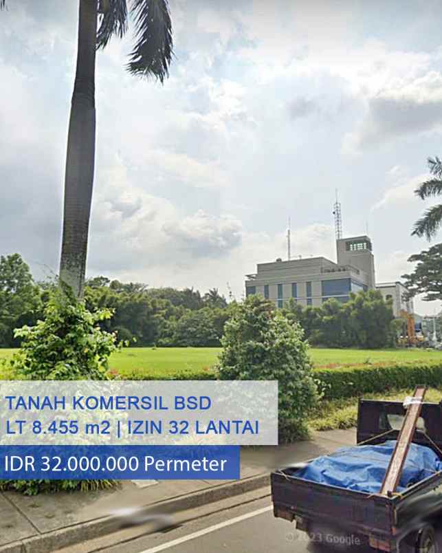 tanah komersial dijual di bsd tangerang selatan