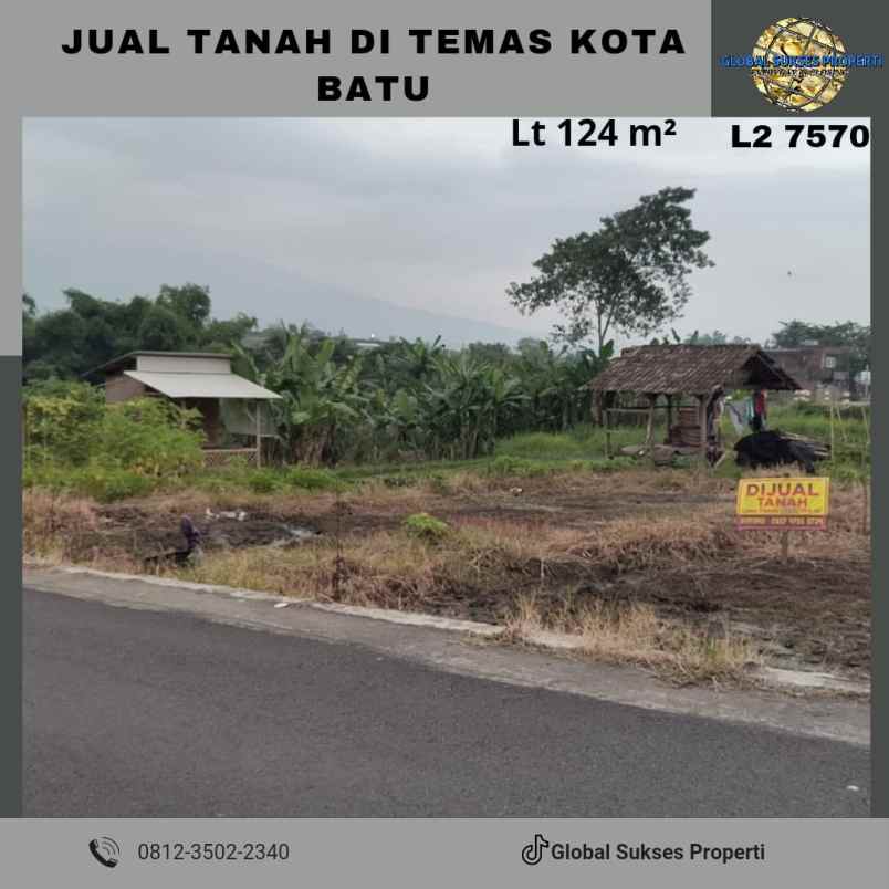 tanah luas murah strategis super murah di kota batu