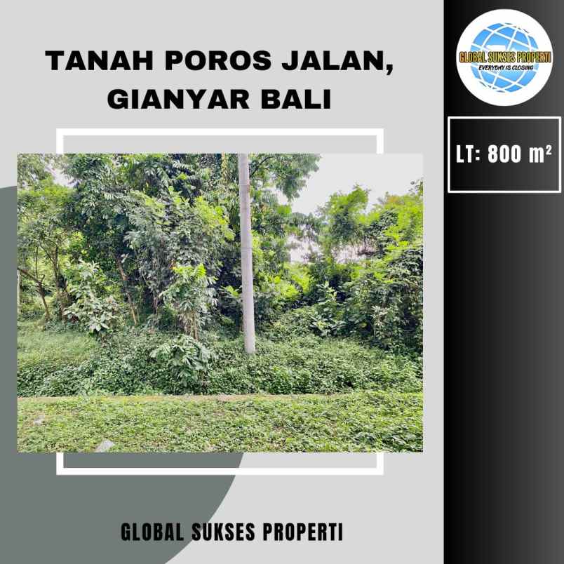 tanah luas murah super strategis di gianyar bali