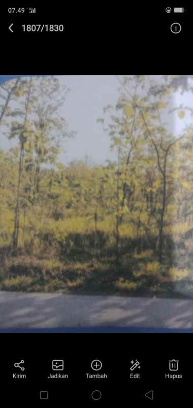 tanah murah muka lebar