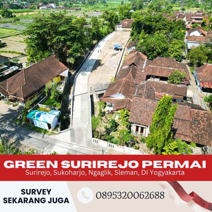 tanah pekarangan 2 8jt meter di timur jakal km 10