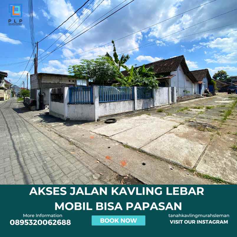 tanah pekarangan 3 75jt meter dekat malioboro