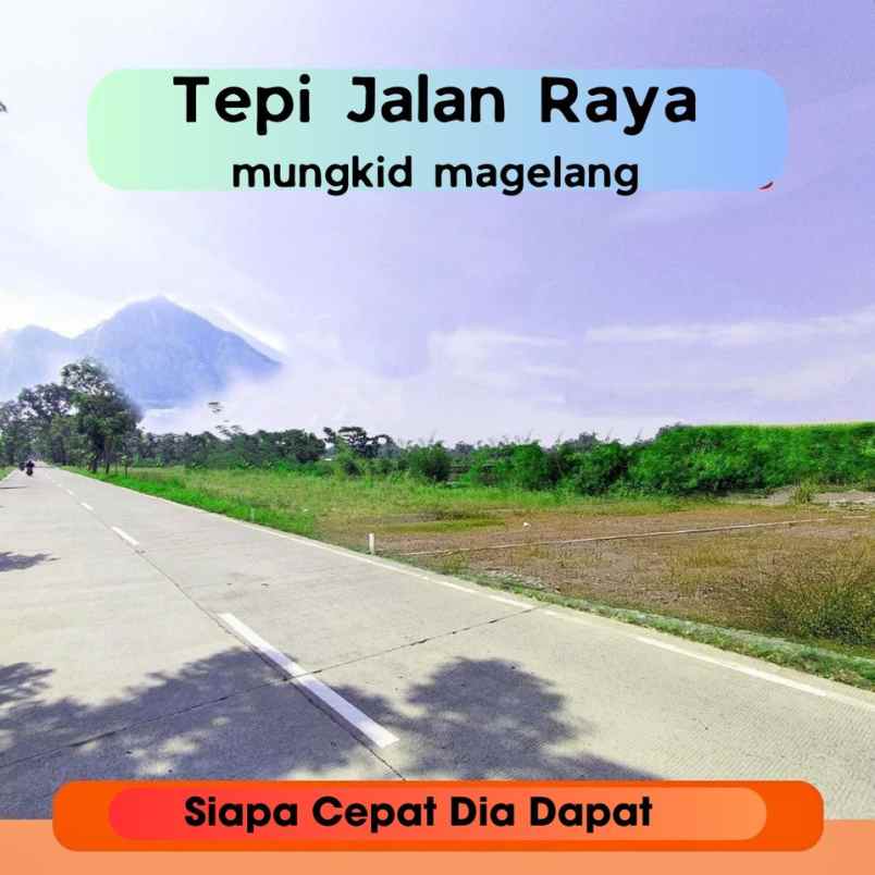 tanah ruko magelang tepi jalan raya mungkid magelang