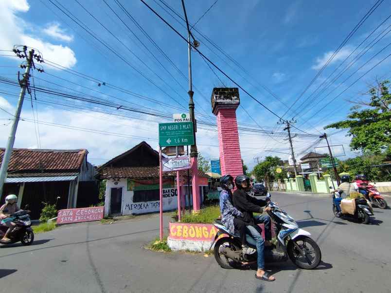 tanah yogyakarta dekat pasar cebongan sleman surat shm