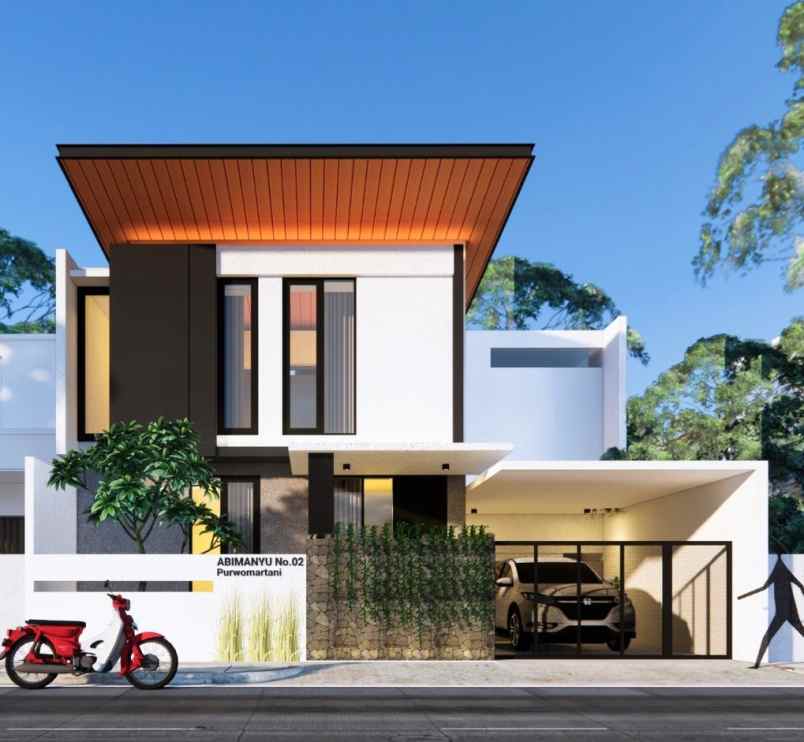 terbaru rumah 2 lantai modern di puwromartani kalasan