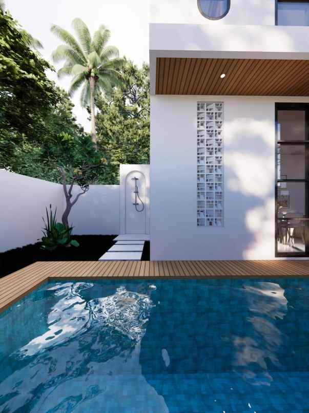 villa dengan konsep modern di badung bali