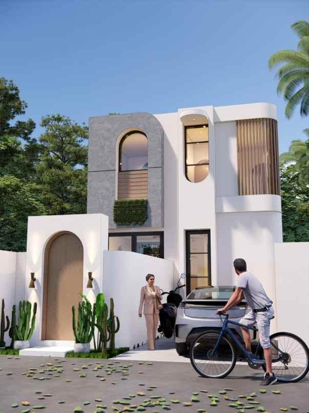 villa dengan konsep modern di badung bali