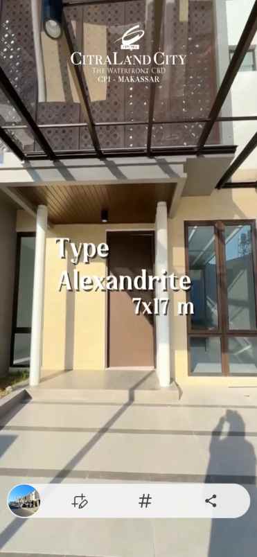 alexandrite 7x17 citraland city losari cpi makassar