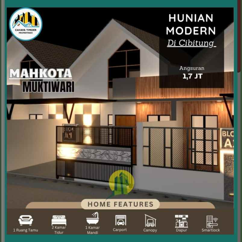 cluster full furniture dekat pasar induk cibitung