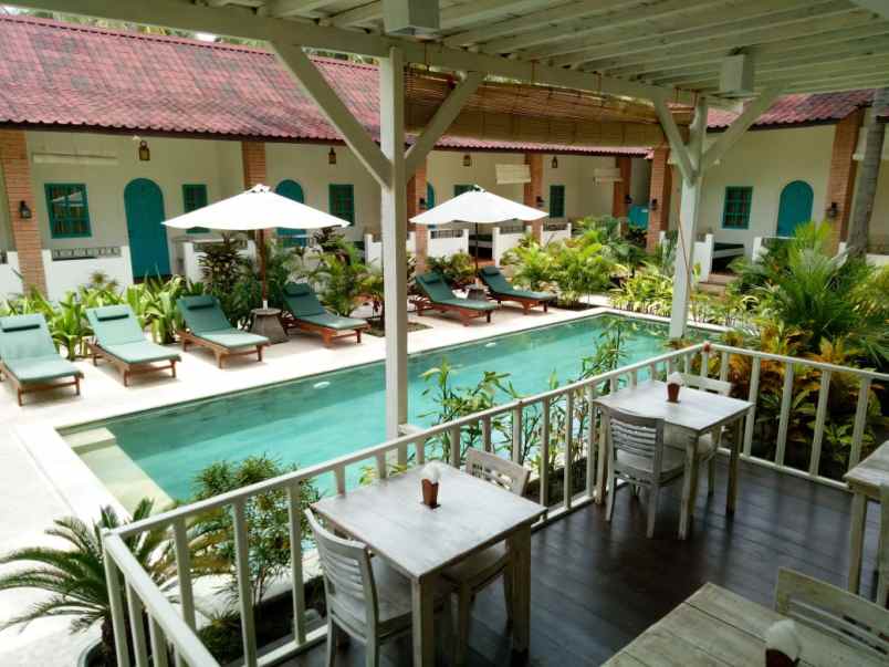 dijual penginapan cottage di gili trawangan bali